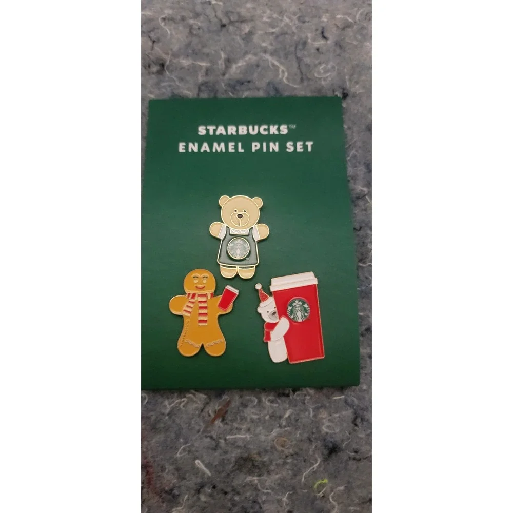 Starbucks 2025 3-Pin‎ Set Limited Edition Package NWT
